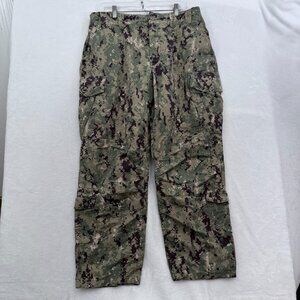 US Navy Type III Cargo Pants Mens L 34x29 Green NWU AOR2 Digital Camo Ripstop